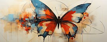 Schmetterlingsmalerei von De Mooiste Kunst