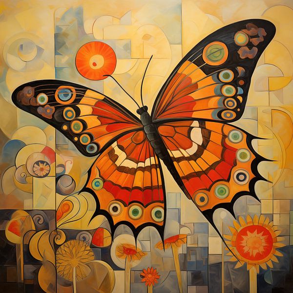 Schmetterling abstrakt von Imagine