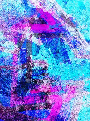 Modern, Abstract Digitaal Kunstwerk – I Dreamed I Found The Shoreline (Links)