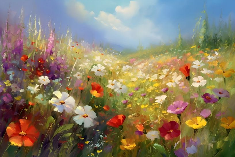 A summer meadow by Heike Hultsch