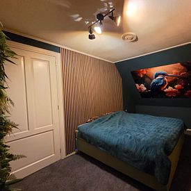 Kundenfoto: Eisvogel große Blüte von Ellen Reografie