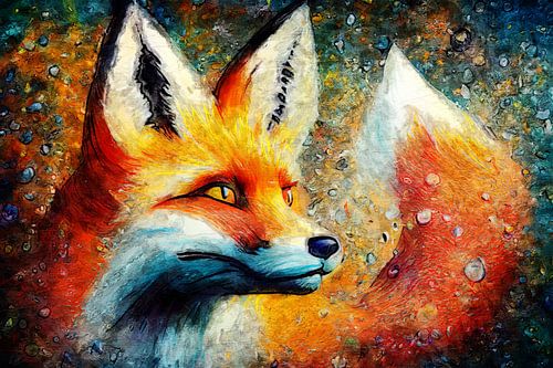 Portrait of a fox (art)