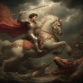 Triumph of St Michael by Mathias Ulrich