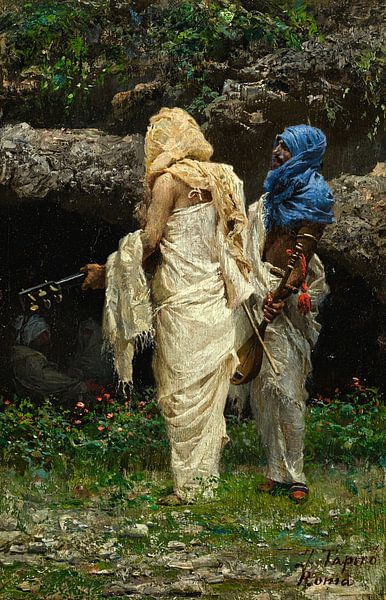 Les musiciens, Josep Tapiró Baró - 19e siècle par Het Archief