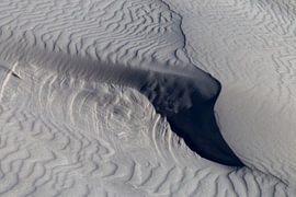 White Sands - Linien und Schatten von The Raw World Atlas