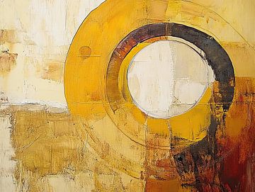 Abstract Geel van De Mooiste Kunst