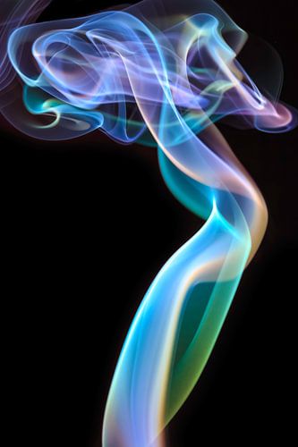 Beautiful Smoke on a black backdrop.