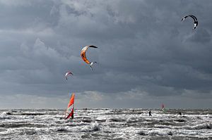 Kitesurf à St. Peter-Ording ; Allemagne