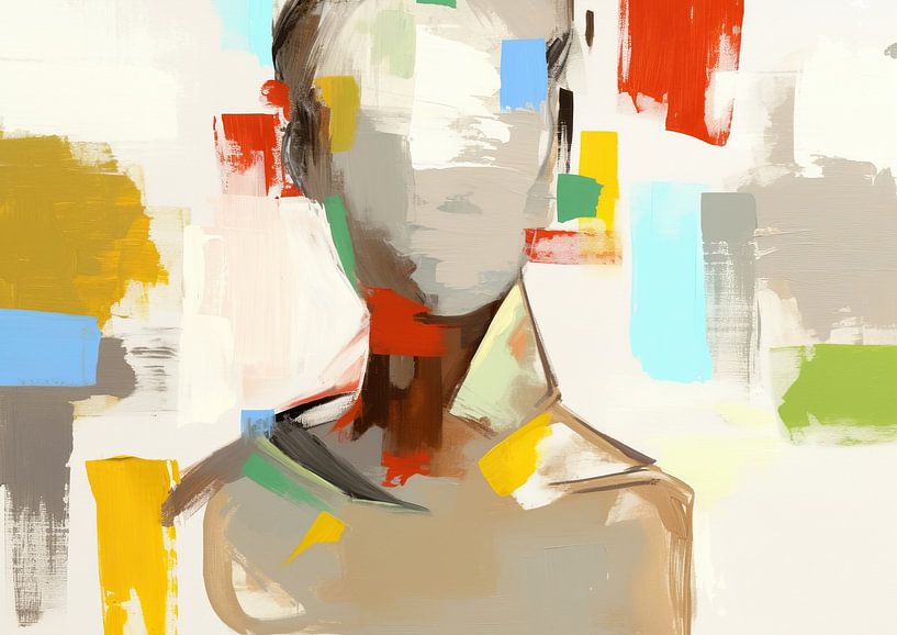 Pinselstriche Umarmung von Wunderbare Kunst