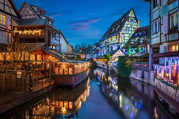 Vieille ville de Colmar, France sur Michael Abid