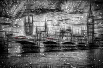 City Shapes LONDON Houses of Parliament I by Melanie Viola