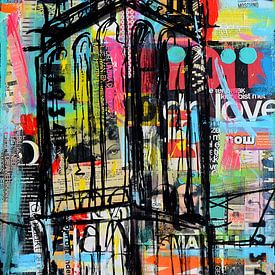 Martin tower big city by Janet Edens