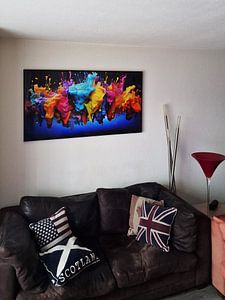 "Color Symphony: De harmonie van Splash Art"