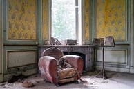 Chaise abandonnée en décomposition. par Roman Robroek - Photos de bâtiments abandonnés Aperçu