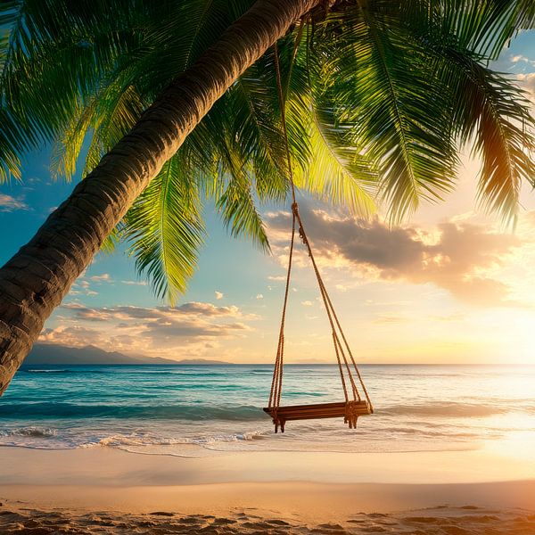 Tropischer Strand von Poster Art Shop