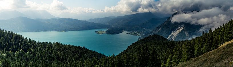Panorama from Walchensee by Alexander Dorn