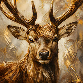 Antlers of Light - Deer 2 by Johannas Art Creations