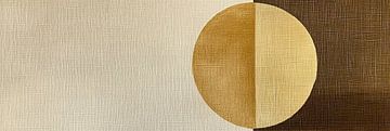 Serene Harmony of Earth Tones van Zen en Meer