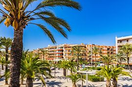 Stadt Alcudia auf der Insel Mallorca, Spanien Mittelmeer von Alex Winter