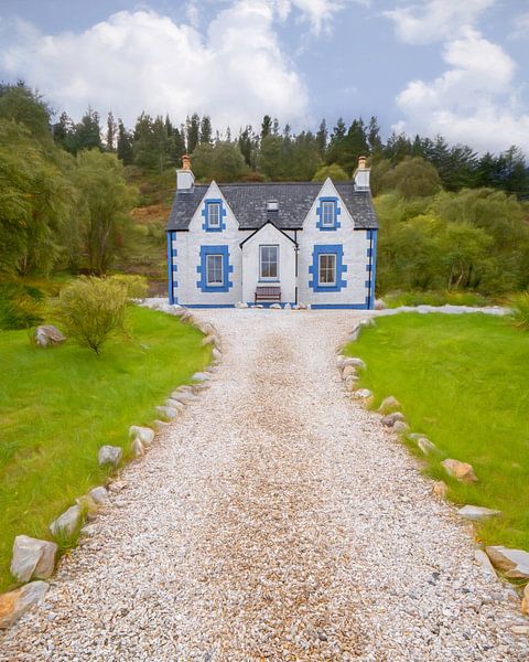 Cottage Elgol by Lars van de Goor