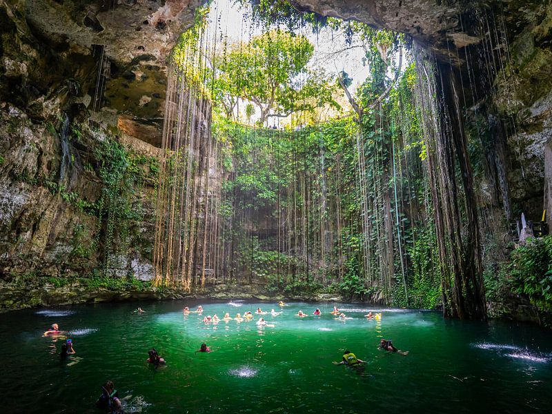 Cenote Ik Kil - Mexiko von John Flemington