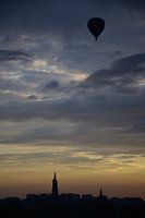 Luchtballon boven Amersfoort