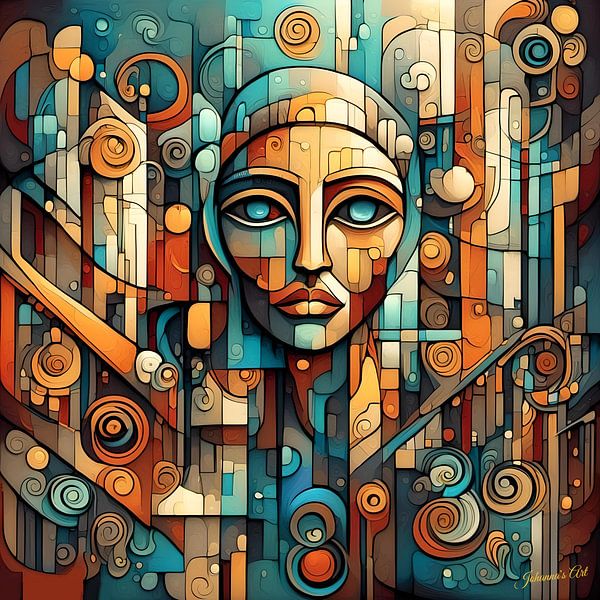 Verborgene Erzählungen - Abstrakte Straßenkunst 11 von Johannas Art Creations