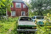 Bastnas Auto cemetery near Tocksfors in Sweden by Evert Jan Luchies thumbnail