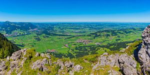 Panorama from the Grünten van Walter G. Allgöwer