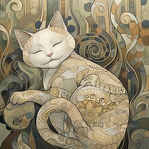 Malerei Kater