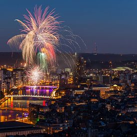 Fireworks in Liège by Bert Beckers