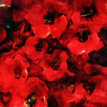 Paysage –  Impression de coquelicots sur Jan Keteleer