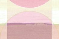 Abstrakte Bauhaus Formen Sanftes Pastell von FRESH Fine Art Miniaturansicht