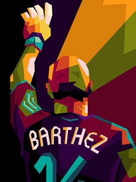 Amazing popart Fabien Barthez von miru arts