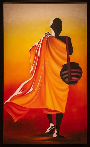 De reis van de Monnik,in Sri lanka van Ton Tolboom