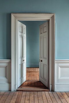 Silent Passage — nr. 01 | sereen interieur in zacht blauw