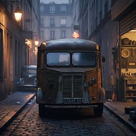 Citroën HY im Lost-Place-Stil von Ingo Laue