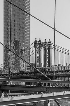 Manhattan-Brücke New York City von Anne van Doorn