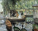 La Grenouillere - Pierre-Auguste Renoir von 1000 Schilderijen Miniaturansicht