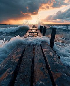Goldene Stunde am Meer