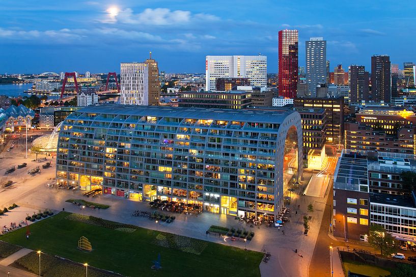 Markthal overview in Rotterdam by Anton de Zeeuw
