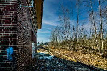 Bahnhof Rochlitz Überreste von Johnny Flash