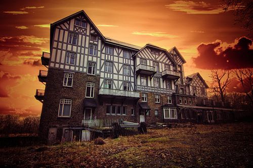 Het hotel op de berg