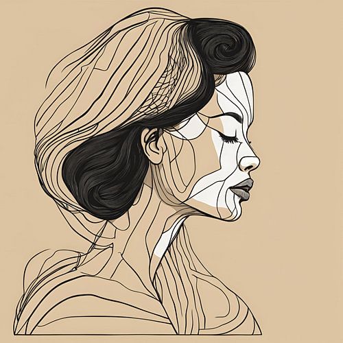 Portrait de femme en ligne