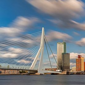 The Netherlands, Rotterdam. Panorama of the Kop van Zuid neighbourhood. by Frans Lemmens
