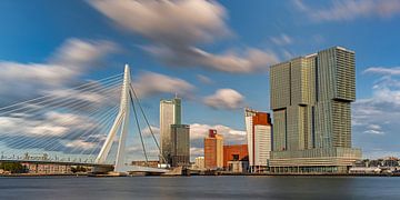 Nederland, Rotterdam. Panorama van wijk ‘Kop van Zuid’.