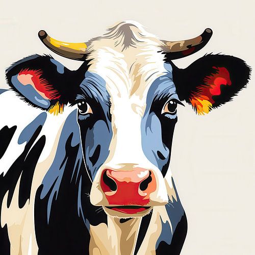 Vache pop art