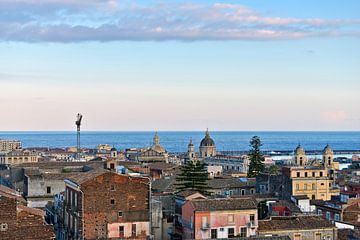 Enchanting Catania skyline with a view of the Ionian Sea by Silva Wischeropp