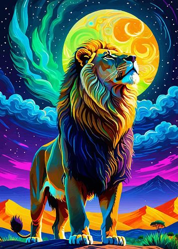 Leeuw Sterrennacht