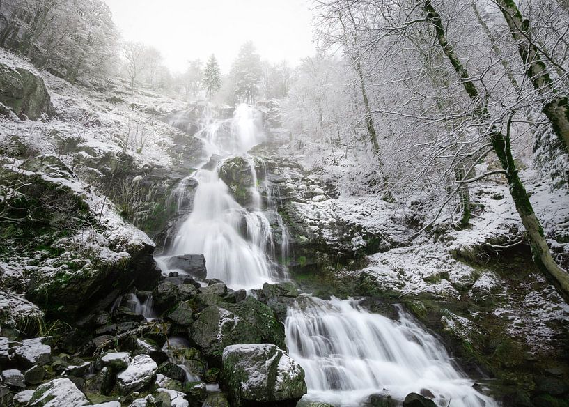 Winter Waterfall Majesty by Fabrizio Micciche